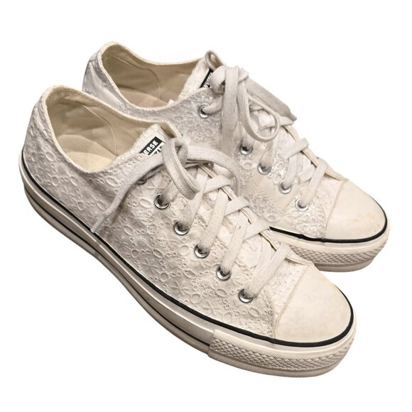Converse Chuck Taylor All Star Low 'Boho Mix - Embroidered Lace Sneaker - Picture 2 of 12